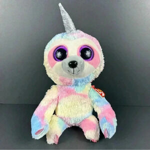 TY  Beanie Boo Cooper Horn Sloth NWT